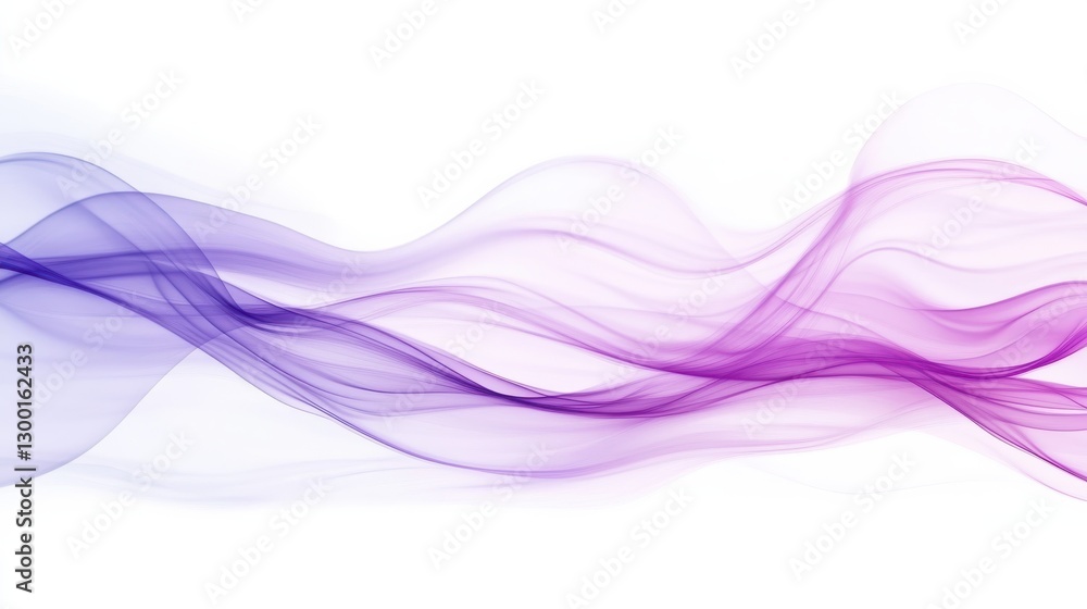 Poster Soft lavender and pink mist create a serene and calming atmosphere in a gentle abstract display of color and light