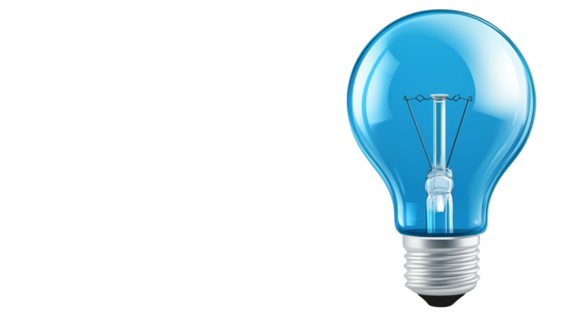 Illuminating idea, a light bulb on plaid fabric, creative concept in lighting design