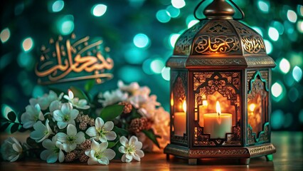  New Ramadan Kareem. Islamic Greeting Cards for Muslim Holidays and Ramadan. Arabic lantern of wallpaper ramadan celebration background