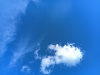the view from under the clouds is beautiful