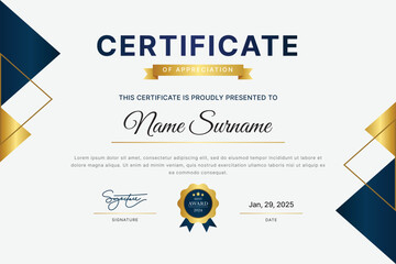 Elegant Certificate Template Design