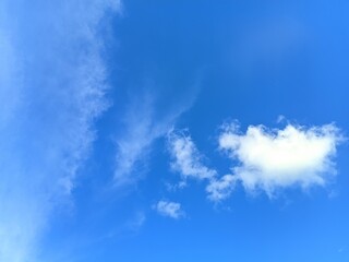 the view from under the clouds is beautiful