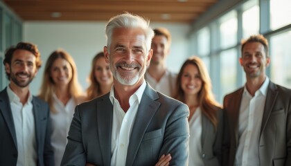 Cinematic portrait of a diverse team of developers showcasing collaboration and innovation in a bright, modern workspace