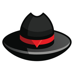 colorful hat vector image on white background 