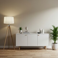 Minimalist Interior with a Modern Sideboard  