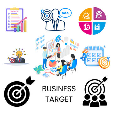 set of business targets icins