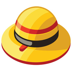 colorful hat vector image on white background 