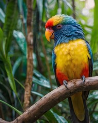 blue and yellow macaw