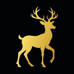 deer silhouette vector