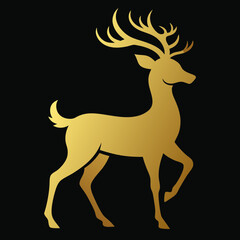 deer silhouette vector