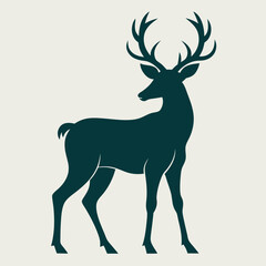 deer silhouette vector
