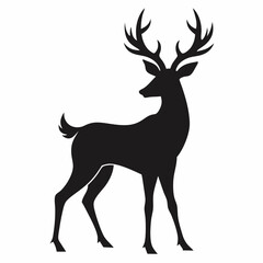 deer silhouette vector