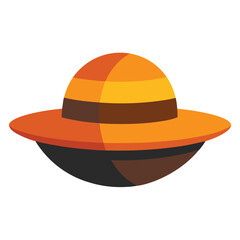 colorful hat vector image on white background 
