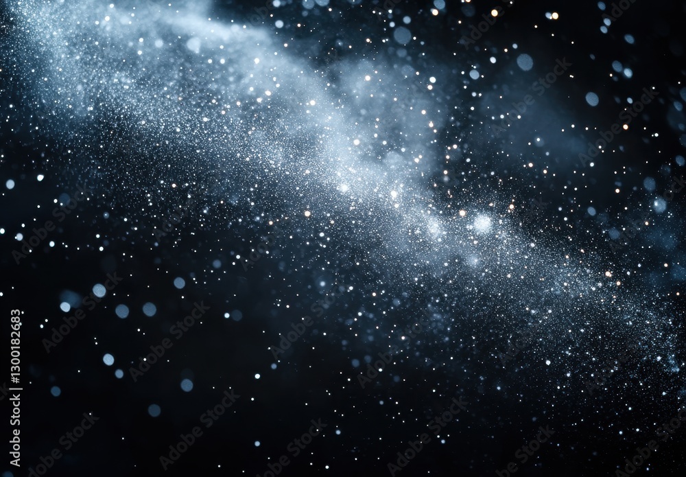 Poster cosmic dust and glittering stars in deep space creating a sense of wonder and mystique in an expansi