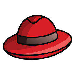 colorful hat vector image on white background 