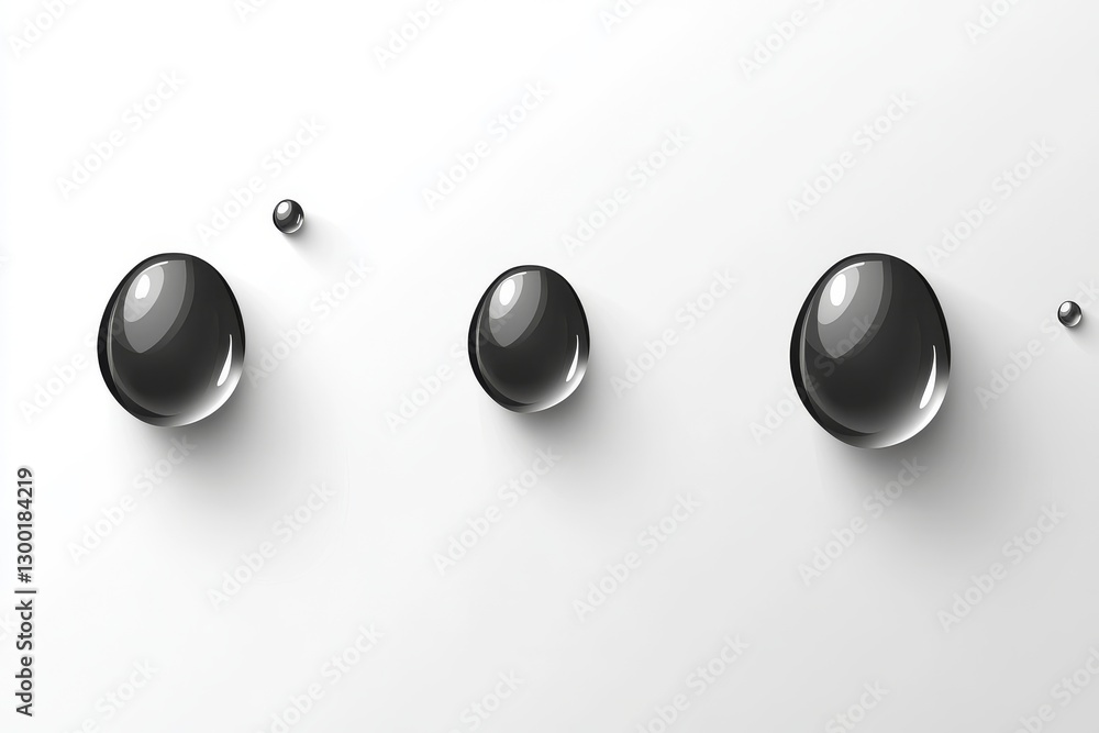Poster image file showing water droplets on a standalone background