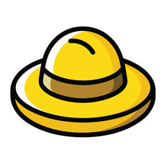 colorful hat vector image on white background 