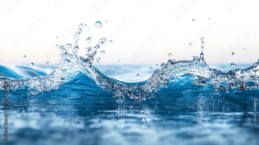 Poster an enchanting surge of liquid motion, generating captivating patterns and textures infused with ener