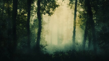 Obraz premium Abstraction of nature – fantasy forest