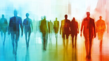 Crowd &ndash; flow of city life