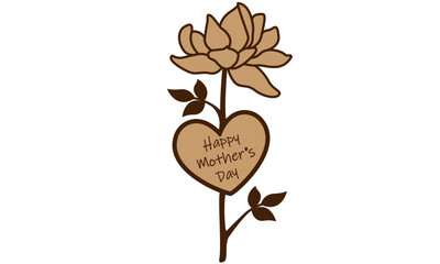 Happy Mother's Day Laser Cut File