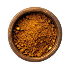 Isolated bowl of aromatic spice blend