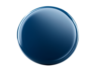 Blue button graphic, clickable element for web design, interface symbol, icon, and interactive digital control