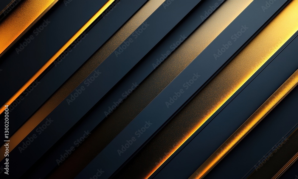 Aufkleber elegant abstract background with diagonal lines and rich gold and dark metallic textures for modern 
