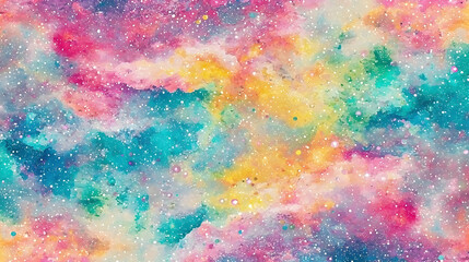 Colorful nebula space background, cosmic texture, galaxy pattern, vibrant digital art, design element