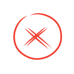 doodle prohibition sign