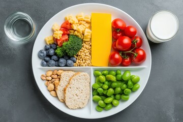 Nutritious Harmony: Balancing Portions for Healthy Eating