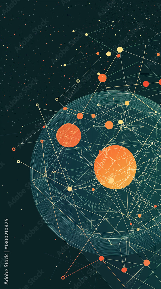 Poster exploring the future of music streaming how digital audio platforms transform entertainment interact