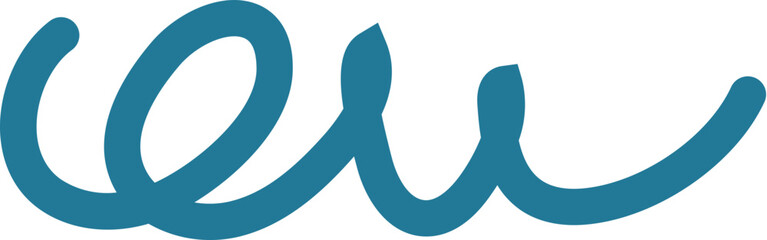 blue zigzag,wavy line