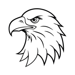 eagle head vector