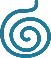 blue zigzag,wavy line