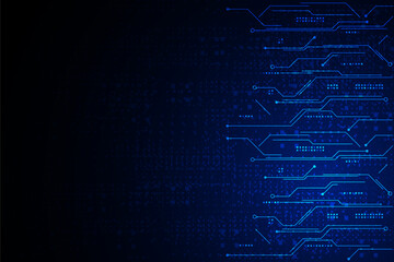 vector futuristic circuit board , Electronic motherboard , Communication and engineering concept , Hi-tech digital technology concept