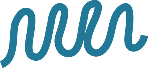 blue zigzag,wavy line