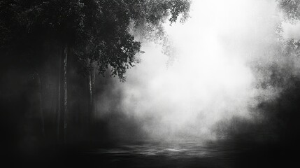 A textured black-and-white vertical background with a foggy, grungy vibe for artistic photography.