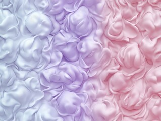 Soft Fabric Folds in Pastel Colors Create a Calming and Elegant Texture Suitable for Interior Decoration or Fashion Design