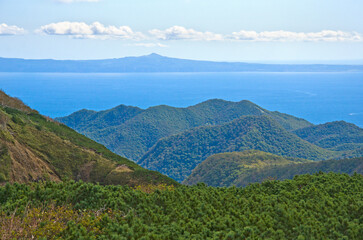 Obraz premium Shiretoko Peninsula in Shiretoko National Park, Hokkaido, Japan.
