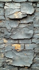 Obraz premium Weathered Gray Brick Wall Texture