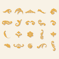 Elegant Floral Ornament