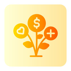 benefits gradient icon