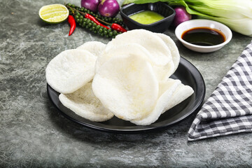 Vietnamese starter appetizer Crab chips