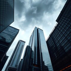 Fototapeta premium skyscrapers in the city