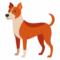 fox illustration on white background