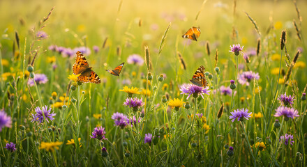 wild flowers in the field