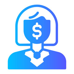 Investor  gradient icon