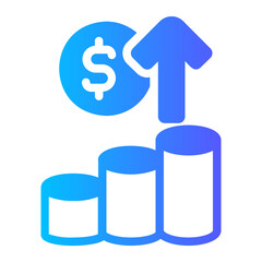 capital gradient icon