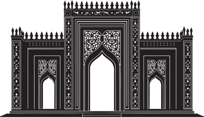 Islamic Gate Laser Cut Designs